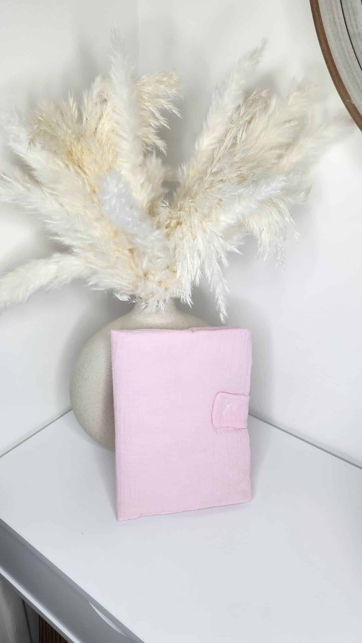 Protège Carnet de Santé Bébé Gaze de Coton Personnalisé – Image 6
