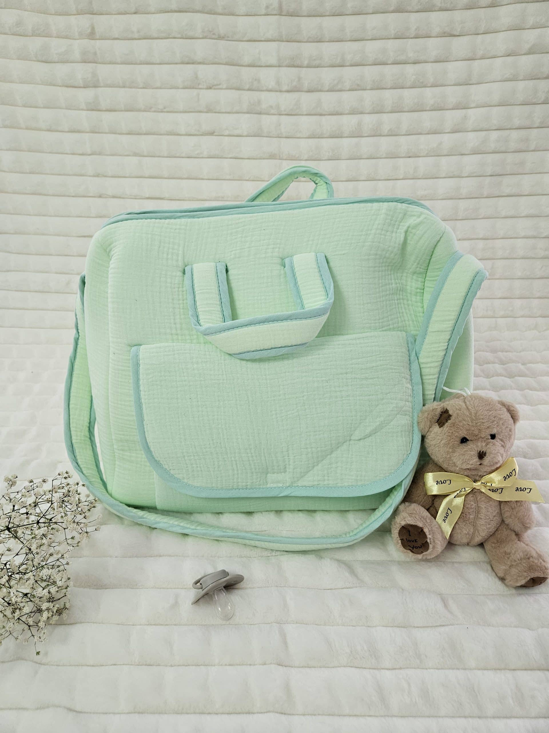 Sac à langer bébé en Gaze de Coton – Image 2