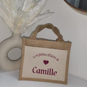 Sac en Toile de Jute Personnalisé