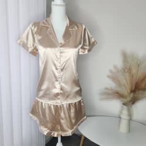 Pyjama Satiné 2 Pièces Personnalisé