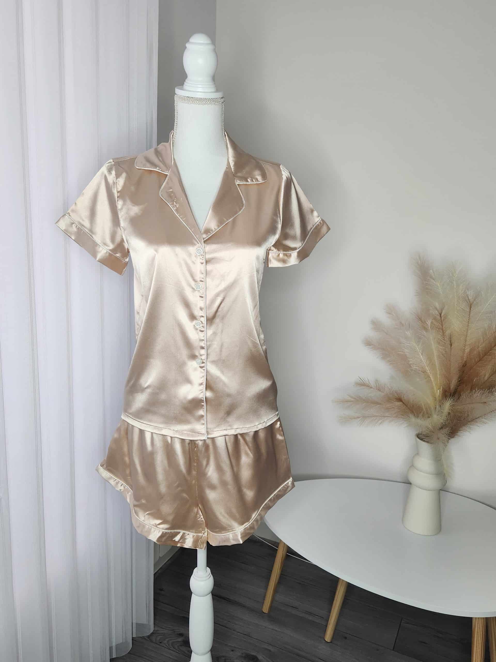 Pyjama Satiné 2 Pièces Personnalisé
