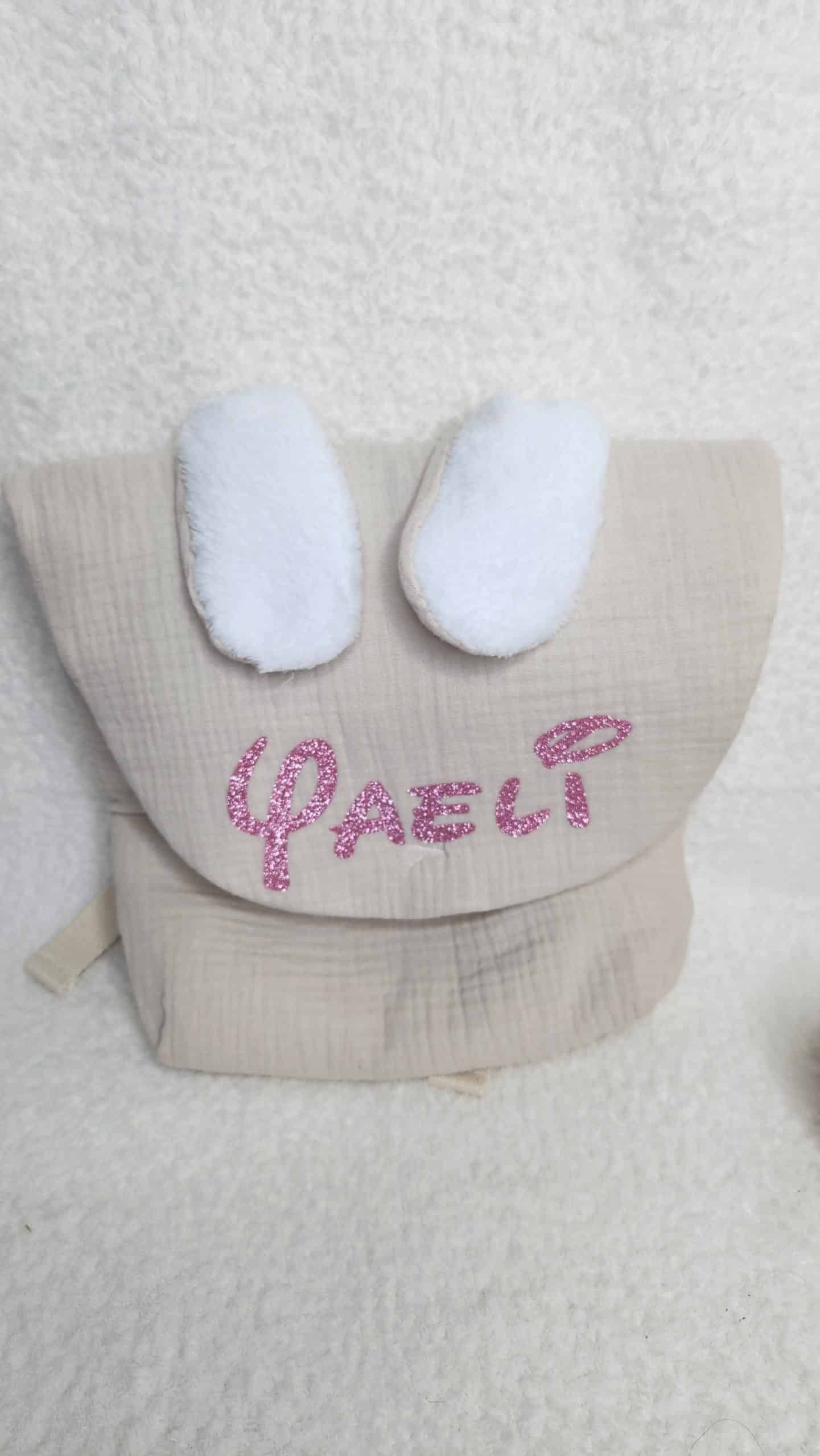 Sac à dos Enfant Lapin Personnalisé – Image 4